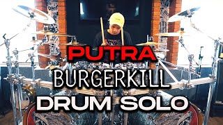 Putra 'Burgerkill' Messing Around With His Drums