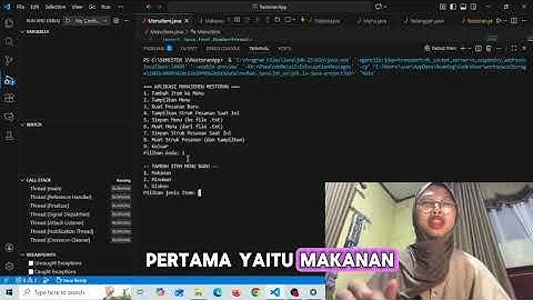 Tugas 3 PBO – Implementasi OOP pada Program Manajemen Restoran (Java)