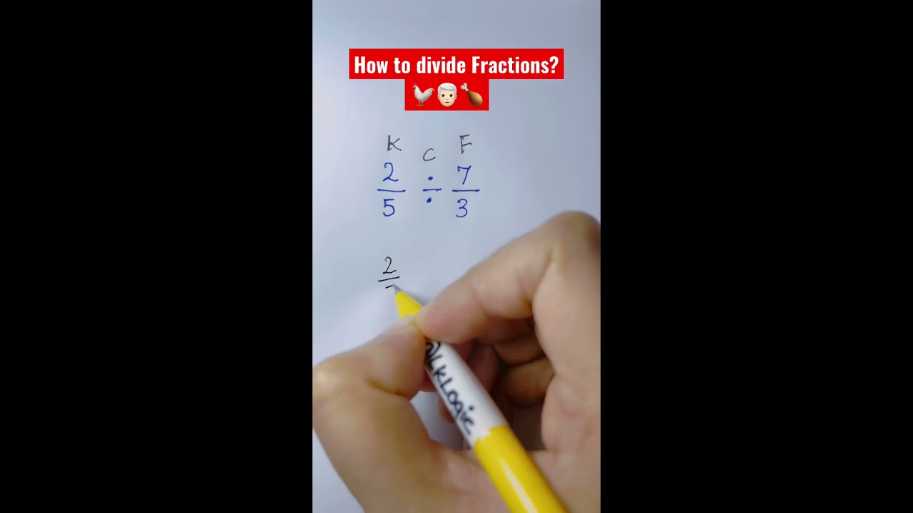 How To Divide Fractions 