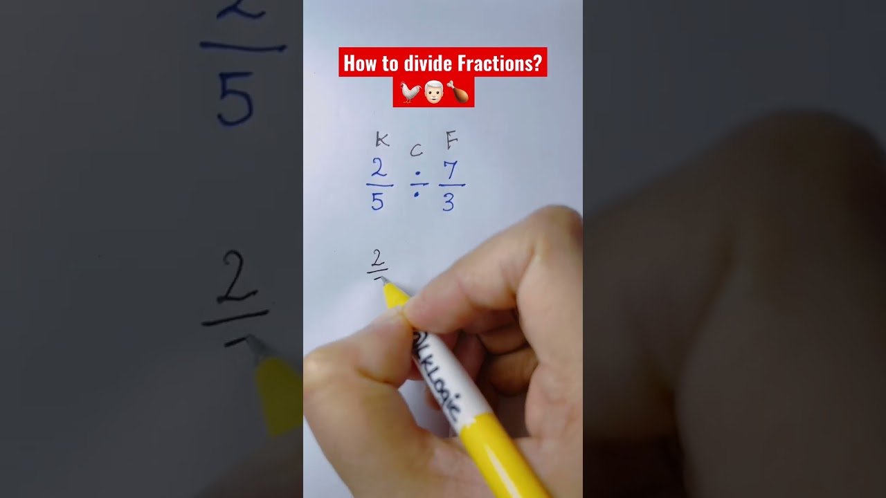 How to divide fractions?