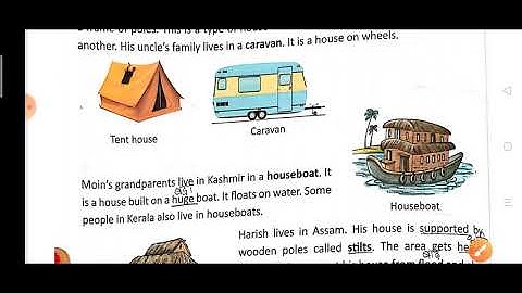 Class 3    EVS    chapter 2 Houses       (part-3)