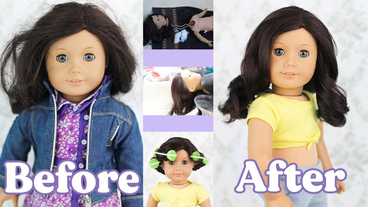Fixing Up An American Girl Doll Ruthie - YouTube