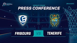 Fribourg Olympic v Iberostar Tenerife - Press Conference - Basketball Champions League 2018