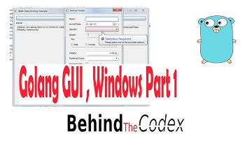 Creating GUI Interface(Dekstop) in Windows using Lxn/Walk in GOLANG, Part 1