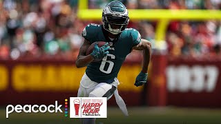 DeVonta Smith, Chase Edmonds, Chris Olave shine in Week 3 | Fantasy Football Happy Hour | NFL on NBC