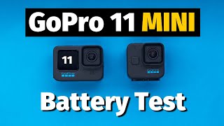 GoPro Hero 11 Black Mini vs GoPro 11 Battery Test