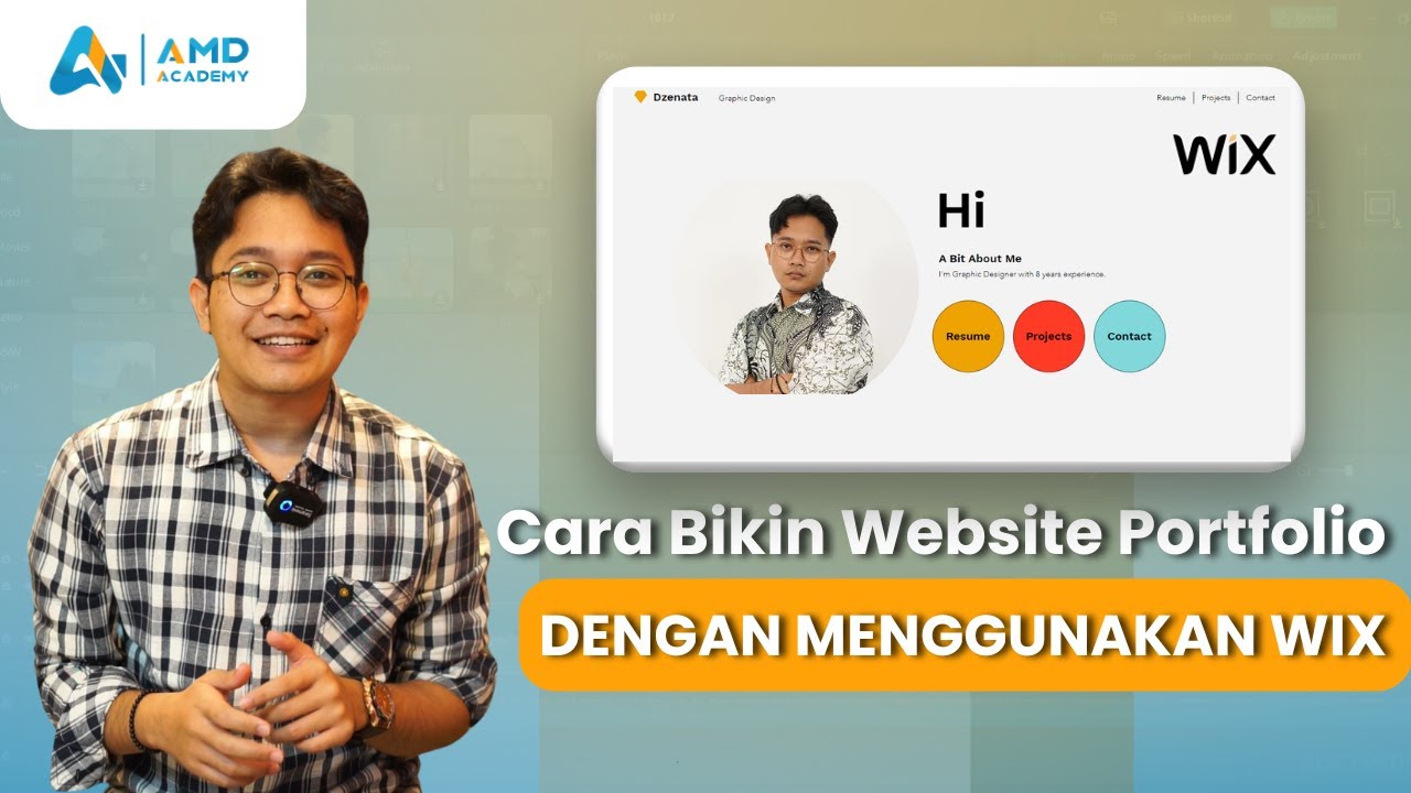 Tutorial WIX : Cara Membuat Website Portfolio Gratis Cuma Hitungan Menit