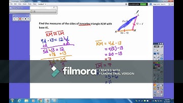 Video #1 Classifying Triangles