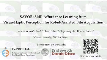 SAVOR: Skill Affordance Learning from Visuo-Haptic Perception for Robot-Assisted Bite Acquisition