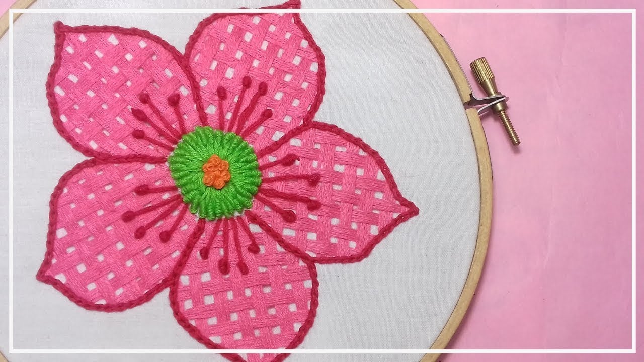 pierna egipcio la nieve 🌸🌸puntadas para bordar🌸🌸flores para bordar🌸🌸bordados a mano paso a  paso - YouTube