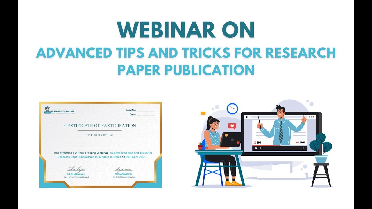 Live Webinar on Advanced Tips and Tricks for Research Paper Publication ...