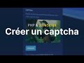 Crer un captcha personnalis en php  javascript