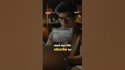 Ini rahasianya dapetin 1000 subscriber tanpa banyak konten #shorts #tutorial #tipsyoutube