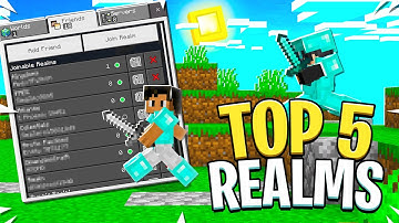 TOP 5 Realms SMP To Join! (Realm Code) - Minecraft PE, Windows 10, Xbox, PS4