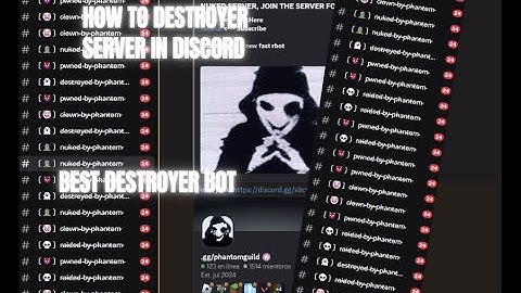 How to nuke a discord server with admin + Tutorial 2025  #PH