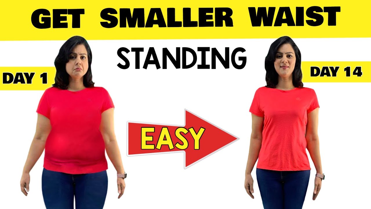 Get SMALLER WAIST & LOSE BELLY FAT In 14 Days 1 Min Super Easy