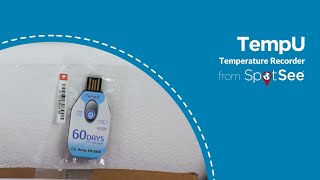 Data Logger Temperature 30days TempU Tzone PC 30 Days Recorder USB PDF Loger Storage TEMP-U30 Sensor Rekorder IP65 Gudang Obat Trucking Temp