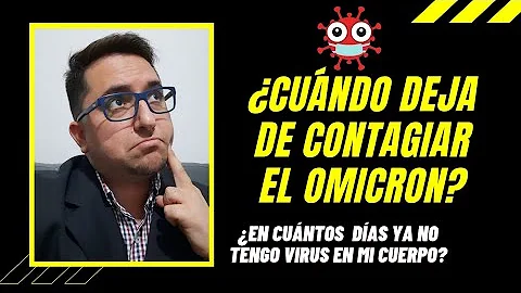 ¿Es contagioso el COVID después de 5 días de dar positivo?