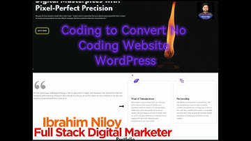 From Code to WordPress | SEO Optimized Website by Ibrahim Niloy