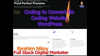 From Code to WordPress | SEO Optimized Website by Ibrahim Niloy