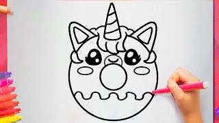 Come Disegnare Un Unicorno Ciambella