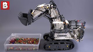 with LEGO Liebherr R 9800 Excavator Technic - YouTube