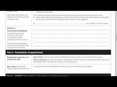 Property Occupations Act – Form 6 (Guide for Resident Letting Agents)