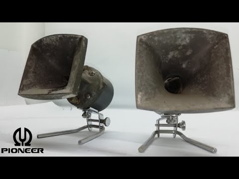 Restoration of the 1960s Release Tweeter Horn || Pioneer PT-6A