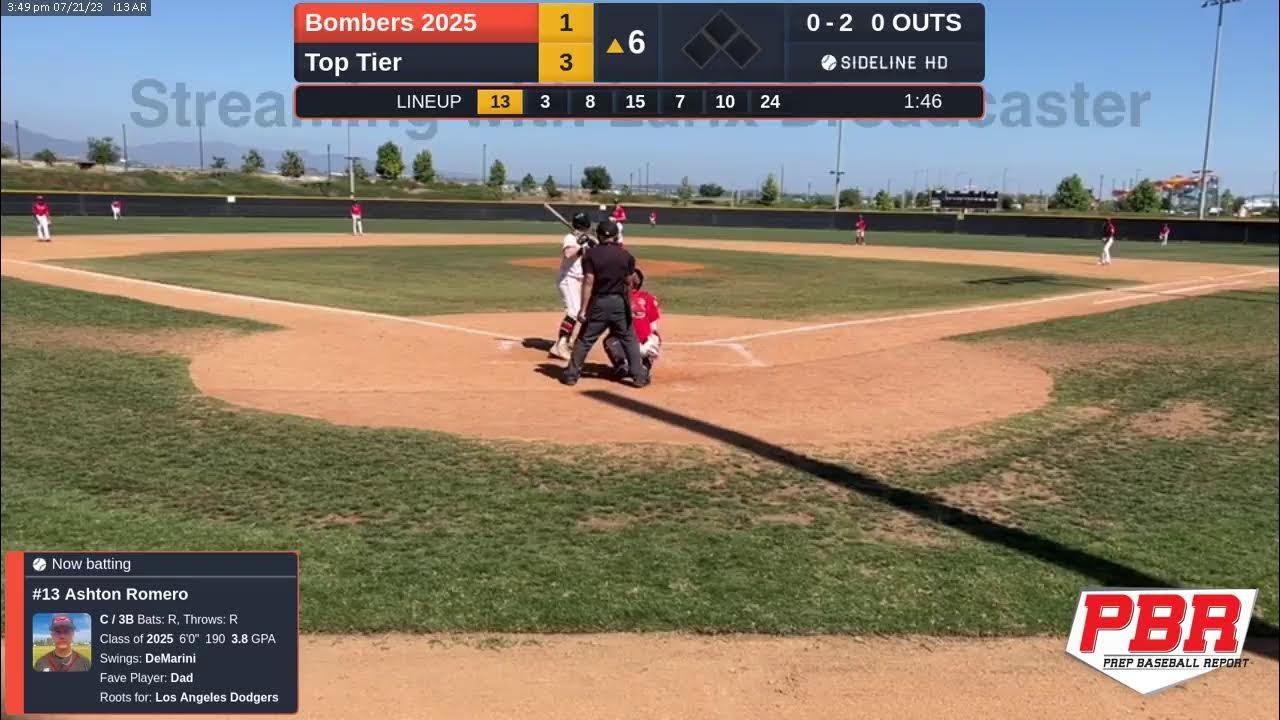 So Cal Bombers 2025 vs Top Tier (2023.07.21) YouTube