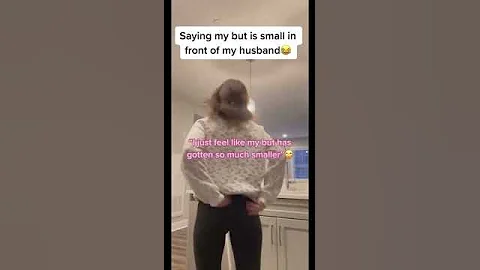 Saying that my butt is small in front of my husband😂 #shorts - DayDayNews