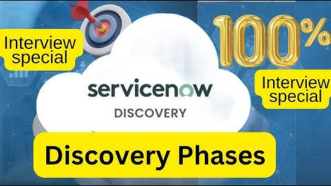 ServiceNow Discovery 8: Discovery phases