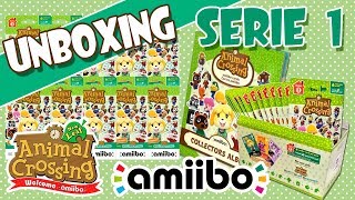 UNBOXING CAJA CARTAS AMIIBO SERIE 1 ANIMAL CROSSING