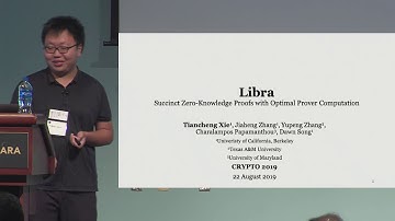 Shared presentation on Zero Knowledge at Crypto 2019