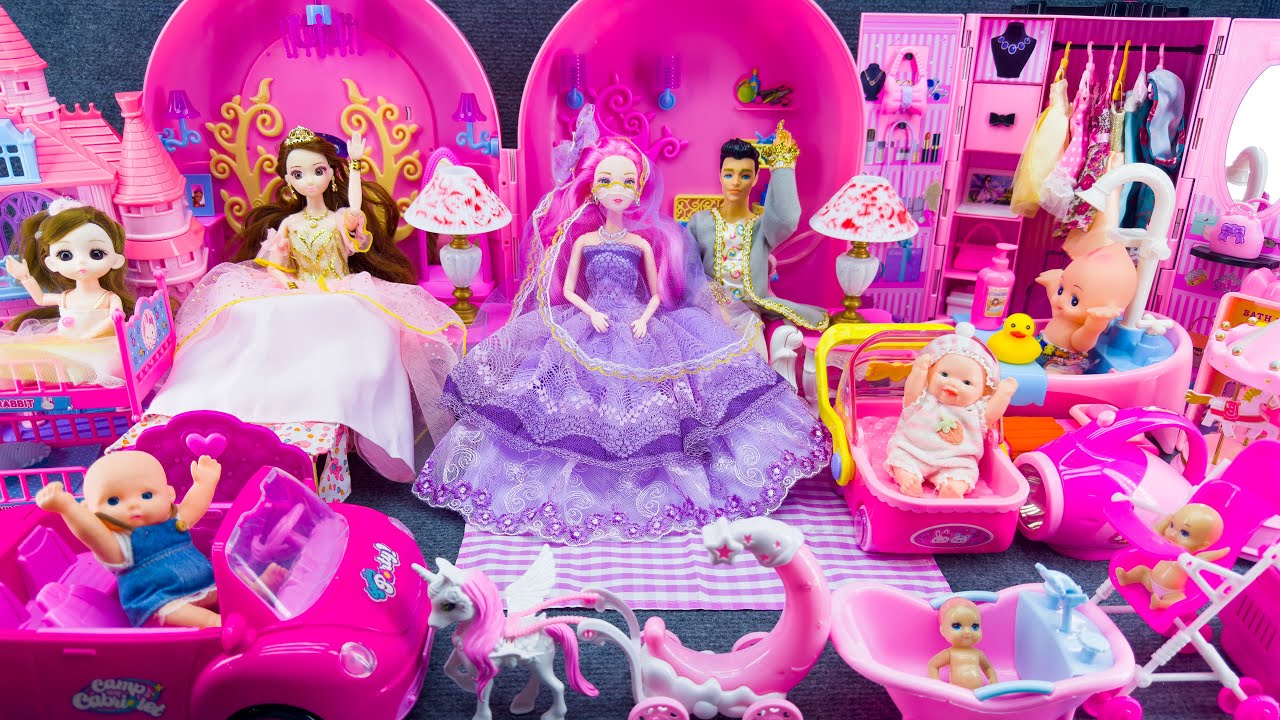 20 Minutes Satisfying Unboxing Cute Princess House & Appliance Playset ASMR Review Toys