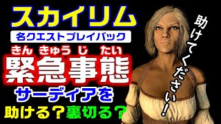 スカイリム 【名クエストプレイバック】緊急事態のクエスト改めて解説&プレイ！