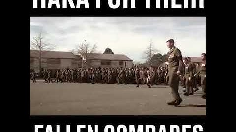 Haka For Their Fallen Comrades 💪👊👏