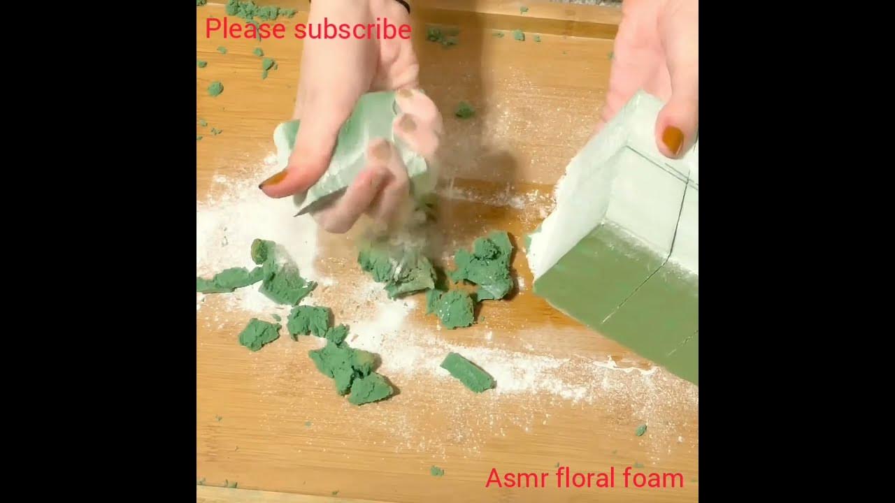 powder on floral foam crushing!!! floral foam crushing!! YouTube