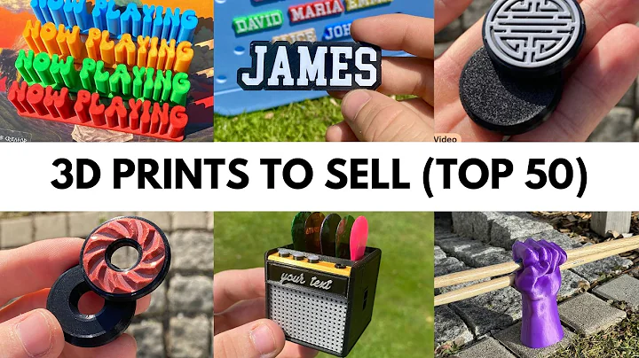 Top 50 Best-Selling 3D Prints on Etsy | Most Profitable of All Time!