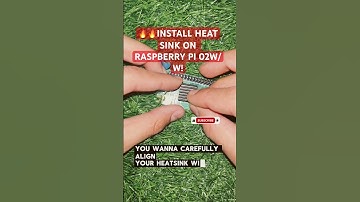 HOW TO INSTALL HEATSINK ON RASPBERRY PI 0/02W !!! #raspberrypi#arduino#iot#diy#tech#electronics#asmr