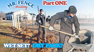 How should you set a fence post? | Testing Fence Post Installation Methods
