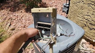 HVAC Disconnect Box Replace EASY! by Sam 29,774 views 4 years ago 4 minutes, 2 seconds