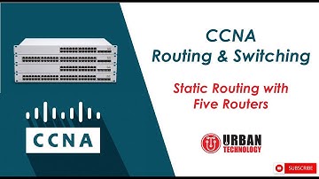 static routing with Connecting 5 routers with explanation  Cisco Packet Tracer  class 4.  Banglay