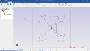 Fikus VisualCAM ST basic programming: Multigeometry Die for AgieCharmilles CUT P 550