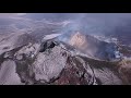 Etna summit crater aerial