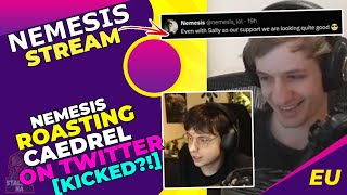 Nemesis ROASTING CAEDREL on Twitter 👀 [KICKED from LOS RATONES?!] [FUNNY]
