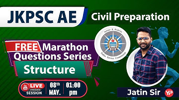 Structure Free Marathon Questions series for JKPSC AE Civil written exam preparation by YourPedia