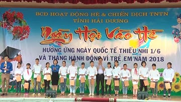 Hưởng ứng Ngày Quốc tế thiếu nhi 1-6 và Ngày hội vào hè
