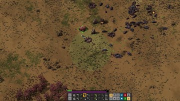 Factorio - Clearing a nest