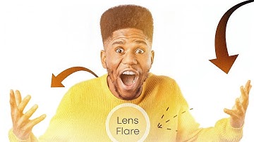 How to add lense flare on your Design using PScc 2019// PScc tutorial