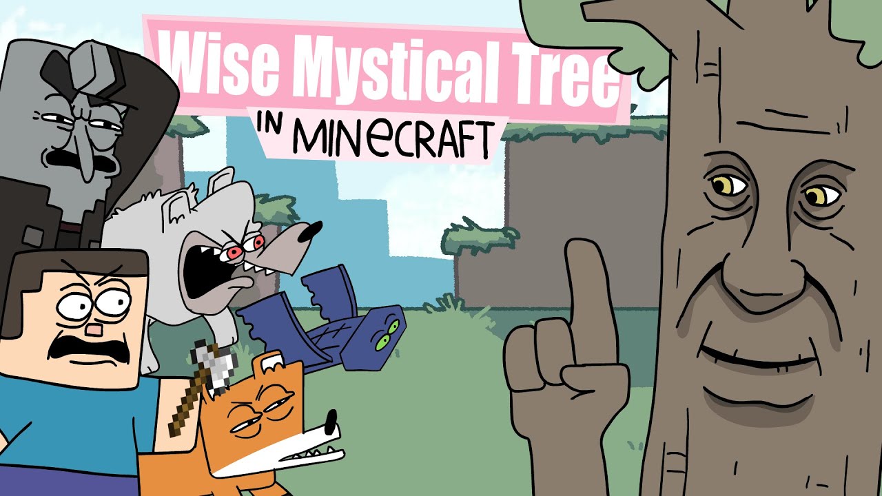 RalTU on X: Wise mystical tree but #minecraft  / X
